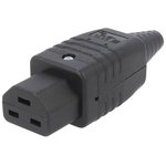 1658.0000, Power Entry Connector, Outlet, C21, 20A, ø15mm