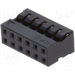51110-1250, Milli-Grid Female Connector Housing, 2mm Pitch, 12 Way, 2 Row