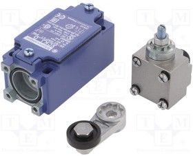 Фото 1/2 XCKJ10511D, Limit switch; lever R 41mm, plastic roller O22mm; NO + NC; 10A