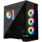 Корпус XPG INVADER X BLACK (INVADERXMT-BKCWW) Mid-Tower Gaming ATX PC Case with ...