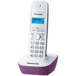 Радиотелефон Panasonic KX-TG1611RUF, фиолетовый и белый