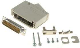 103724, KSG 200 Series, 25 Way D-Sub Plug Connector Kit With KSG 200 Housing with Integral Shielding Plate,
