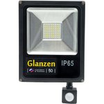 Светодиодный прожектор c датчиком движения GLANZEN FAD-0013-50 (50 Вт, 6500К)