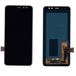 Дисплей для Samsung Galaxy A8 (2018) SM-A530F в сборе с тачскрином (OLED) черный