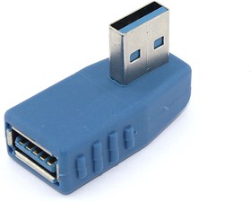 Фото 1/2 Угловой удлинитель USB Type A с поворотом влево