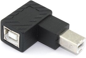Фото 1/2 Угловой удлинитель USB Type B с поворотом вниз