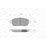 151-0017, Тормозные колодки дисковые TOYOTA Camry (V30), Alphard (H1) ...