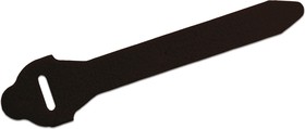0 331 84, Cable Tie, Hook and Loop, 150mm x 16 mm, Black, Pk-10