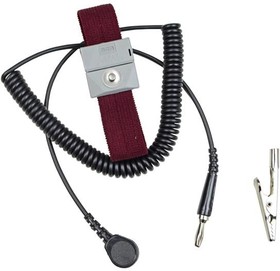 Фото 1/3 2214, Anti-Static Control Products Wrist Strap, Adjustable, With Coiled Cord 5' Extended