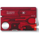 Швейцарская карта Victorinox SwissCard Lite (0.7300.T) красный полупрозрачный ...