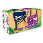 6105, Губки для мытья посуды QUALITA EXTRA STRONG 5 шт/уп