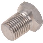 Stainless Steel Pipe Fitting, Straight Hexagon Hexagon Plug, Male R 1/4in