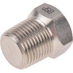 Stainless Steel Pipe Fitting, Straight Hexagon Hexagon Plug, Male R 3/8in