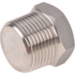 Stainless Steel Pipe Fitting, Straight Hexagon Hexagon Plug, Male R 1in