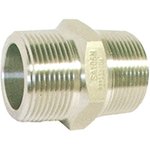 Stainless Steel Pipe Fitting, Straight Hexagon Nipple Joint, Male R 2in x Male R 2in