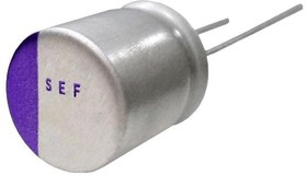 Фото 1/2 16SEF560M, Aluminum Organic Polymer Capacitors 560uf 16volts 4.95A OS-CON TH type