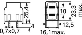 B82722J2301N001, Дроссель 47000 µH 0.3 A