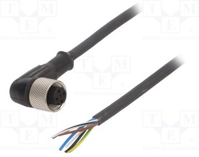 Фото 1/4 XZCP1264L5, Connection lead; M12; PIN: 5; angled; 5m; plug; 24VAC; 4A; -25?70°C
