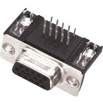 09565527613, D-Sub High Density Connectors 78P FML SLDR R/A THRU HOLE METAL SHL