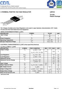 LM7812, CDIL | купить в розницу и оптом