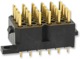 Фото 1/2 SMS24GE4, Pin Header, Wire-to-Board, 5.08 мм, 4 ряд(-ов), 24 контакт(-ов), Through Hole Straight