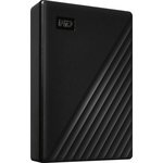 Жесткий диск WD USB 3.0 5Tb WDBPKJ0050BBK-WESN My Passport 2.5" черный