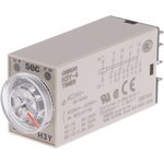 H3Y-4 AC24 60S, H3Y-4 Series DIN Rail, Surface Mount Timer Relay, 24V ac ...