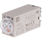 H3Y-4 AC24 10M, H3Y-4 Series DIN Rail, Surface Mount Timer Relay, 24V ac ...