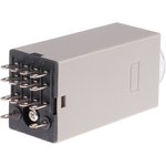 H3Y-4 AC24 10M, H3Y-4 Series DIN Rail, Surface Mount Timer Relay, 24V ac ...