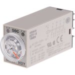 H3Y-4 AC100-120 30S, H3Y-4 Series DIN Rail, Surface Mount Timer Relay ...