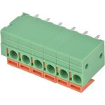 1776260-6, Fixed Terminal Blocks 5.08MM BRD MNT 6 POS TOP WIRE ENTRY