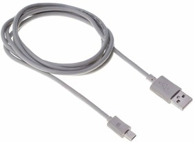 Фото 1/7 Кабель Buro mini USB (m) - USB (m), 1.8м, 0.8A, серый [bhp ret usb_mini18]