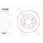 DF7880S, Торм.диск пер.вент.[338x32] 6 отв.