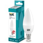 Лампа светодиодная Eco 7Вт C35 свеча 4000К нейтр. бел. E14 230В IEK ...