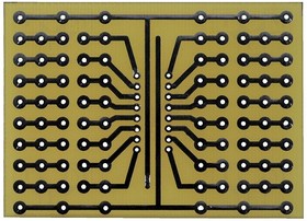 Фото 1/2 PP-UM3, Плата: универсальная, односторонняя, макетная, W: 52мм, L: 72мм