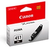 Фото 1/10 Картридж струйный Canon CLI-451BK 6523B001 черный (337стр.) (7мл) для Canon Pixma iP7240/MG6340/MG5440