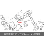 479101DA1A, Датчик частоты вращения колеса ABS передний NISSAN X-TRAIL (T31) (2007 )