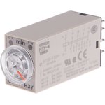 H3Y-4 AC100-120 30M, H3Y-4 Series DIN Rail, Surface Mount Timer Relay ...