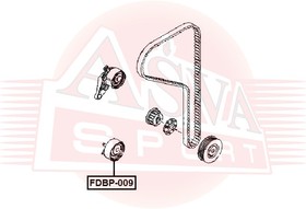 Фото 1/2 FDBP-009, РОЛИК НАТЯЖНОЙ