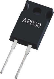 AP830 50R F 50PPM, Резистор в сквозное отверстие, 50 Ом, AP830 Series, 30 Вт, ± 1%, TO-220, 350 В