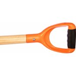 17161, Лопата совковая с деревянным черенком и ручкой TRUPER