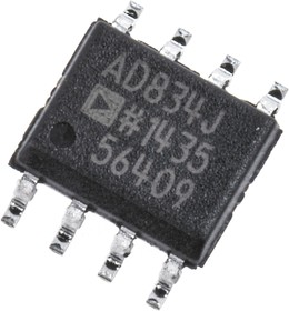 Фото 1/4 AD834JRZ , 4-quadrant Voltage Multiplier, 500 MHz, 8-Pin SOIC