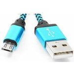 Кабель Gembird USB 2.0 Cablexpert CC-mUSB2bl1m, AM/microBM 5P, 1м ...