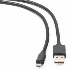 Кабель Gembird USB 2.0 Cablexpert CC-mUSBDS-0.5M, двусторонние разъёмы, AM/microB 5P, 0.5м, пакет