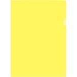 Папка-уголок Buro -E120BU/YEL тисненый A4 пластик 0.12мм желтый