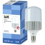 Лампа светодиодная HP 100Вт 230В 6500К E40 IEK LLE-HP-100-230-65-E40