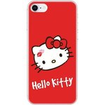 107214, Deppa Чехол TPU для Apple iPhone 7/8, прозрачный, Hello Kitty 3