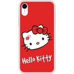107217, Deppa Чехол TPU для Apple iPhone XR, прозрачный, Hello Kitty 3
