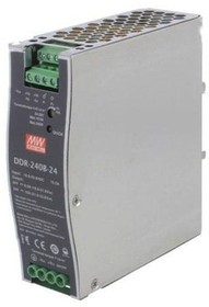 Фото 1/3 DDR-240B-24, Isolated DC/DC Converters - DIN Rail Mount 16.8-33.6Vin 24V 10A 240W DIN Rail