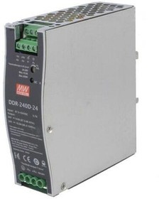 Фото 1/3 DDR-240D-24, Isolated DC/DC Converters - DIN Rail Mount 67.2-154Vin 24V 10A 240W DIN Rail